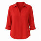 ⌛ Nur solange Vorrat reicht – danach regulärer Preis! Damen Elegante Freizeitbluse mit Langarm und Knopfleiste