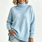 📢🎉50%Rabatt!!!🛍️✨Damen Grobstrick-Pullover mit lockerem Schnitt und Rollkragen