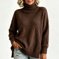 📢🎉50%Rabatt!!!🛍️✨Damen Grobstrick-Pullover mit lockerem Schnitt und Rollkragen