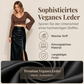 🖤 Damen schicker asymmetrischer Kunstlederrock – Figurschmeichelnd, stylisch & immer passend