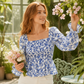 🌸 Lässige Damen-Bluse mit Blumenmuster – Feminin, luftig & immer passend