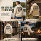 📢🎉50%Rabatt!!!🛍️✨Herren Retro Angel-Hoodie – lockere Passform, weicher Sweatstoff mit Fleece-Futter & Kängurutasche