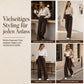 🔥 50% RABATT 🎯 Damen Retro-Jeans – hohe Taille, weites Bein & bodenlang