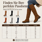 🔥 50% Rabatt – nur heute! 👢 Damen lässige kniehohe Stiefel mit Gürtelschnalle
