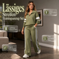 🧶 Damen-Casual-Sweatshirt & Weithosen-Set – Bequem, lässig & immer passend