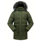 🎯 50% Rabatt + Gratis Versand! 🚚 Winddichte, warme mittellange Winterjacke für Herren