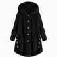 📢📢 50% Rabatt – Nur heute! 🧥✨ Damen Winter Einfarbiger asymmetrischer Knopf Plüsch Fleece Mantel