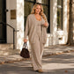 🎯 50% Rabatt + Gratis Versand! 🚚 Damen 3-teiliges Strick-Loungewear-Set