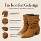 💬 Tausende zufriedene Kunden! 💞 Damen Kurzstiefel mit spitzer Zehenpartie und lässigem Faltenwurf – Premium Soft-Touch & hautfreundlich