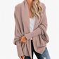 📢🎉50%Rabatt!!!🛍️✨Damen lockere Strickjacke mit Fledermausärmeln, offener Front, Überwurf für Herbst und Winter