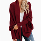 📢🎉50%Rabatt!!!🛍️✨Damen lockere Strickjacke mit Fledermausärmeln, offener Front, Überwurf für Herbst und Winter