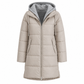 📢🎉50%Rabatt!!!🛍️✨Schmal geschnittener langer gesteppter Kapuzenmantel in einfarbiger Ausführung mit Taschen für den Winter