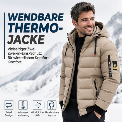 📢🎉50%Rabatt!!!🛍️✨Wendbare warme Kapuzenjacke für Herren 🚚Versandkostenfrei✈️