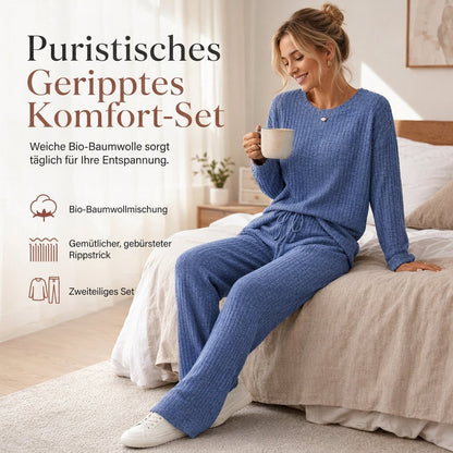 🔥 Beliebtes Produkt ！✨Freizeit-Loungewear-Set aus Strick für Damen