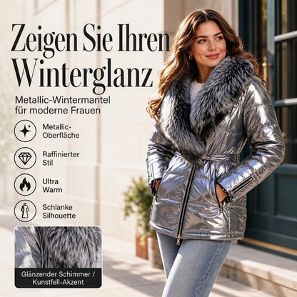 📢🎉50%Rabatt!!!🛍️✨Gesteppte Damenjacke mit Kunstfellkragen