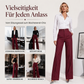 🔥 50% Rabatt – nur heute! 🎉 Damen Hochtaillierte Streifen Wide-Leg-Hose