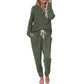 📢🎉50%Rabatt!!!🛍️✨Zweiteiliges Set aus Damen-Oberteil und Hose mit Kordelzug