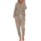 📢🎉50%Rabatt!!!🛍️✨Zweiteiliges Set aus Damen-Oberteil und Hose mit Kordelzug