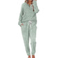 📢🎉50%Rabatt!!!🛍️✨Zweiteiliges Set aus Damen-Oberteil und Hose mit Kordelzug