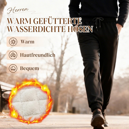 🔥 50% RABATT 🎉✨ Wasserdichte Herren-Hose – warm gefüttert & mit Kordelzug