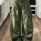 📢🎉50%Rabatt!!!🛍️✨Damen High Waist Wide Leg Baggy Cargohose mit Utility-Taschen, locker sitzende Baumwollmischhose