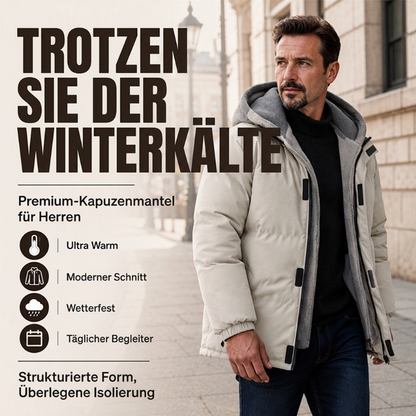 🔥 50% RABATT 🧥 Beheizbare, winddichte Herren-Winterjacke mit Kapuze