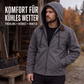 🔁 1000+ echte Bewertungen – durchweg positiv! Herren Arbeitsjacke mit Kapuze und Plüschfutter