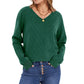 📢🎉50%Rabatt!!!🛍️✨Damen V-Ausschnitt Langarm Pullover Bequemes Strickteil für Herbst und Winter