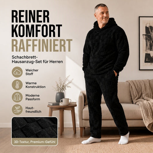 🔥 50% Rabatt + Gratis Versand 🚚 Freizeit Kapuzenpullover und Jogginghose Set für Herren
