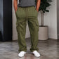 Herren-Freizeit-Cargohose mit Kordelzug
