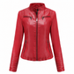 📢🎉50%Rabatt!!!🛍️✨Leichte Damen-Bikerjacke aus Kunstleder, kurze Motorradmantel für Frühling und Herbst