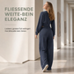 📢🎉50%Rabatt!!!🛍️✨Lockerer sportlicher Herbst-Winter-Zweiteiler aus langärmligem T-Shirt und weitem Cross-Waist-Hosen