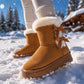 🔥 50% Rabatt – nur heute! 🎉 Damen Winter Schneestiefel, rutschfeste & warme Sohle