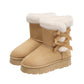 🔥 50% Rabatt – nur heute! 🎉 Damen Winter Schneestiefel, rutschfeste & warme Sohle