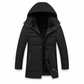 🎯 50% Rabatt + Gratis Versand! 🚚 Herren mittellange wattierte Winterjacke, business-elegant & lässig, für Männer mittleren Alters