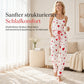 💞 Über 10.000 Mal verkauft! 🔥 Damen 2-Teilig Geripptes Pyjama-Set Mit Herzdruck Trägertop Und Langen Hosen Loungewear