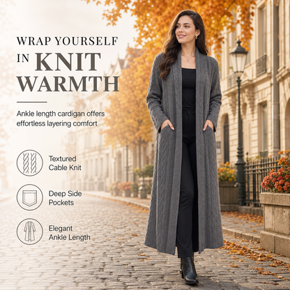 📢📢 50%Rabatt + Versandkostenfrei !!!🛍️✨ Freizeit Strickjacke Lang