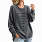 ⏰ Countdown läuft – 50% nur noch 3 Tage! Damen eleganter Rundstrickzopf Pullover