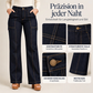 👖 Weit geschnittene Damenjeans mit Kontrastnaht – Premium-Denim, atmungsaktiv & immer cool – ein Muss für Ihre Garderobe