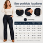 👖 Weit geschnittene Damenjeans mit Kontrastnaht – Premium-Denim, atmungsaktiv & immer cool – ein Muss für Ihre Garderobe