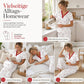 🌟 Bestseller reduziert! Nur diese Woche!🌟 Bedrucktes Pyjama-Set für Damen, kurzärmliges Oberteil und lange Hose