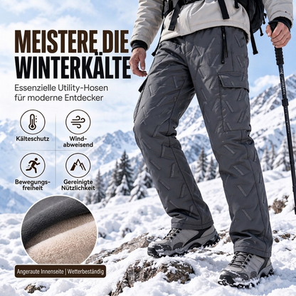 🔥 Heiß begehrt! Jetzt sichern!🔥 Herren Winter Cargohose mit Plüschfutter