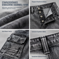 💞 Top bewertet + 50% Rabatt!💞 Retro gewaschene Cargo-Jeans mit weitem Bein, Y2K High-Street-Denim-Hose mit Taschen