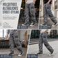 💞 Top bewertet + 50% Rabatt!💞 Retro gewaschene Cargo-Jeans mit weitem Bein, Y2K High-Street-Denim-Hose mit Taschen