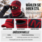 Warme Winter-Strickmütze für Herren