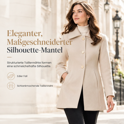Eleganter mittelalter kariierter Trenchcoat für Damen, vielseitig einsetzbar für Herbst und Winter