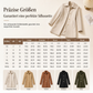 Eleganter mittelalter kariierter Trenchcoat für Damen, vielseitig einsetzbar für Herbst und Winter
