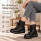 Damen Retro Stiefeletten mit Wärmefutter