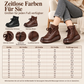 Damen Retro Stiefeletten mit Wärmefutter