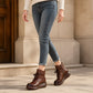Damen Retro Stiefeletten mit Wärmefutter